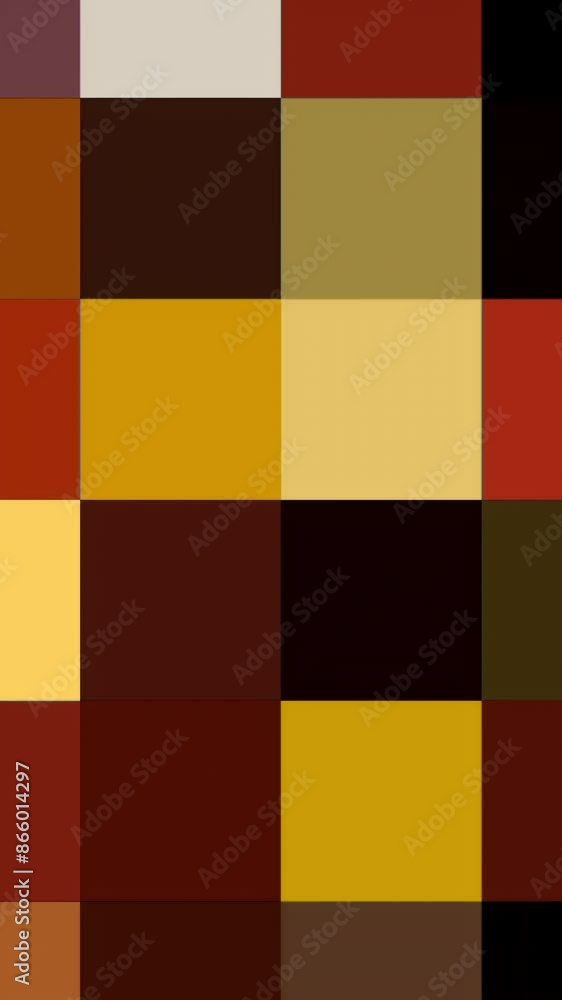 Poster bright little squares in abstraction. motion.squares of small size that shimmer with different shade