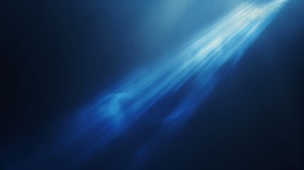 A single burst of light against a dark blue background.