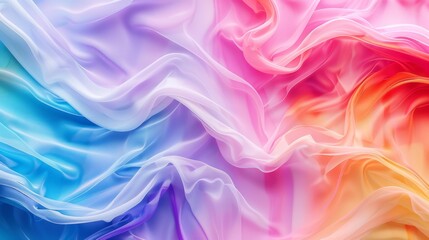 Obraz premium A vibrant gradient of colors transitioning smoothly from one shade to another, evoking a sense of flow and harmony.