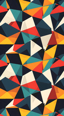 Fototapeta premium colorful gradient triangle on white background with space. Modern background for business or technology presentation. vector illustration