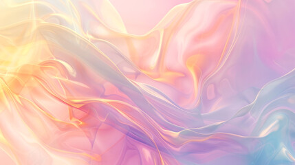 Obraz premium Soft pastel-colored abstract background with smooth, flowing textures.
