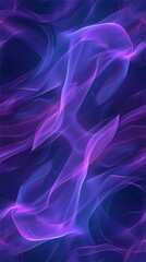 Obraz premium Abstract Purple and Blue Smoke Effect Digital Art