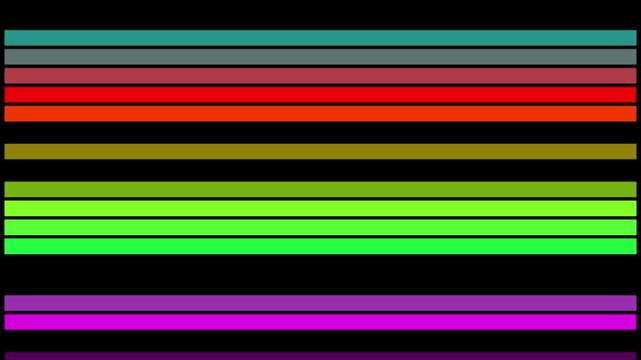 The seven primary colors of the rainbow are designed in a horizontal frame,backgrounds
