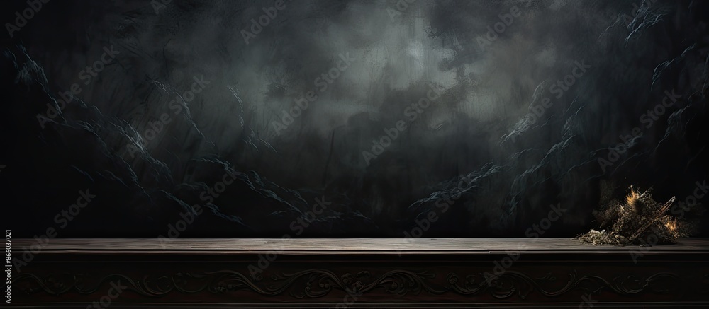 Aufkleber dark backdrop providing a blank copy space image.