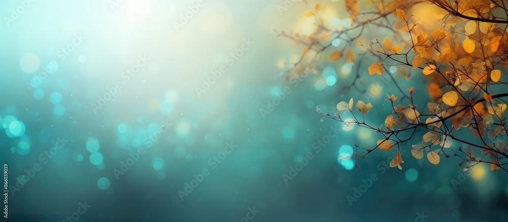 Poster nature-themed abstract background with plenty of copy space image.