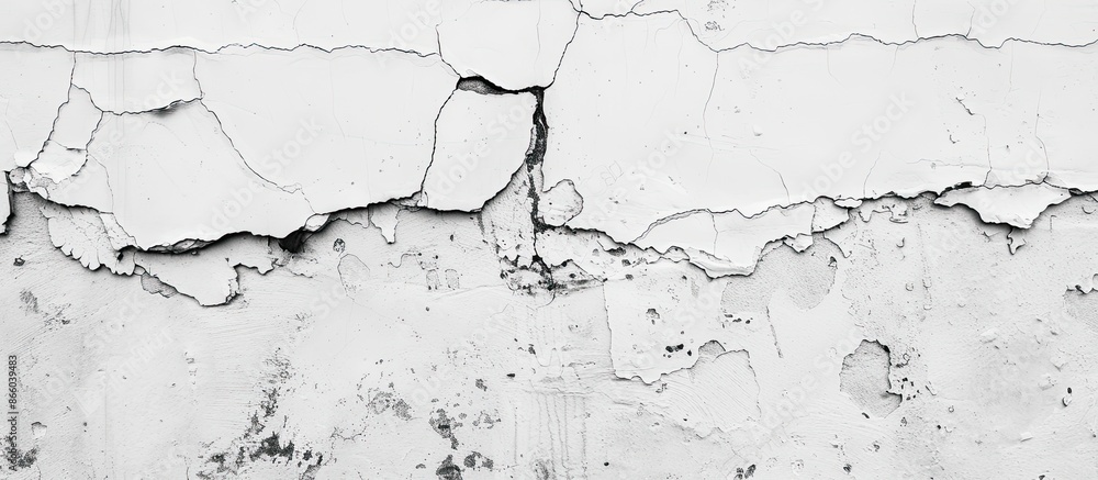 Aufkleber White concrete wall texture with space for image placement. with copy space image. Place for adding text or design