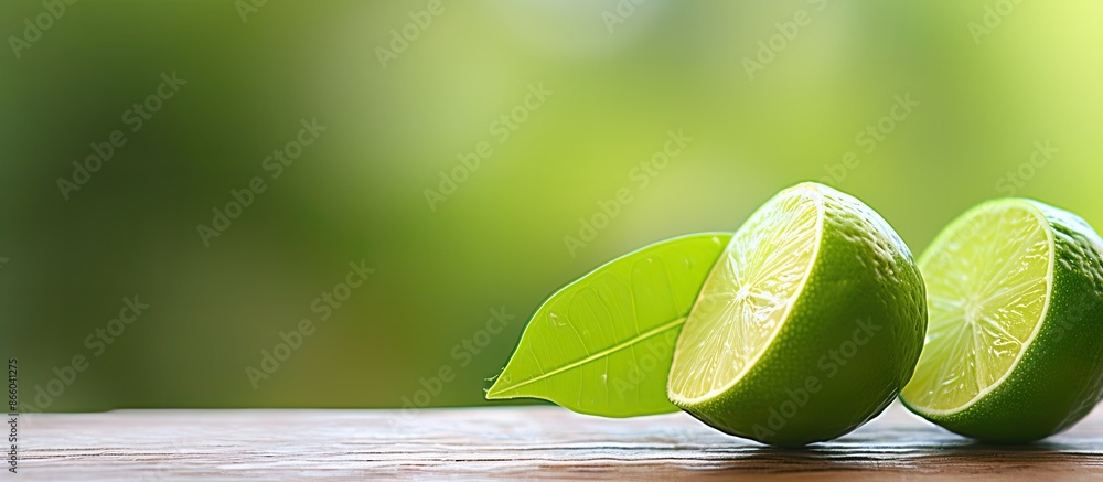 Poster the soft, out-of-focus background with a blurred lime providing a subtle touch, perfect for a relaxi