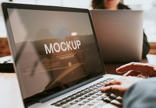 Computer Laptop Screen Mockup