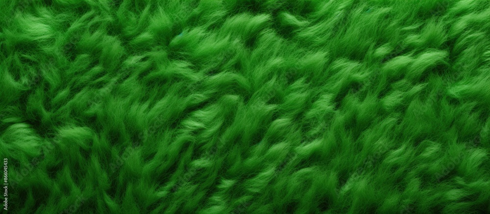 Poster background with vivid green wool felt texture, ideal for a copy space image.