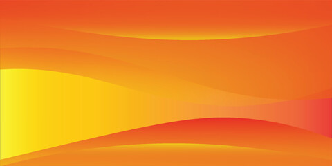 Abstract orange banner background. Graphic design banner pattern background template with dynamic curve shapes