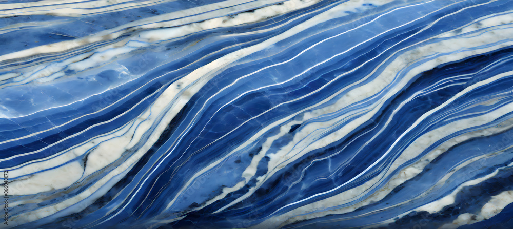 Aufkleber generate a digital representation of the vibrant blue tones and flowing patterns of azul. generative