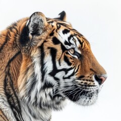 Fototapeta premium Bengal Stripes. Majestic Tiger Portrait in Natural Wildlife Habitat