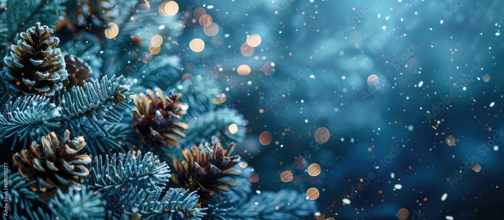 Aufkleber festive background featuring a blue color scheme perfect for christmas or new year celebrations with