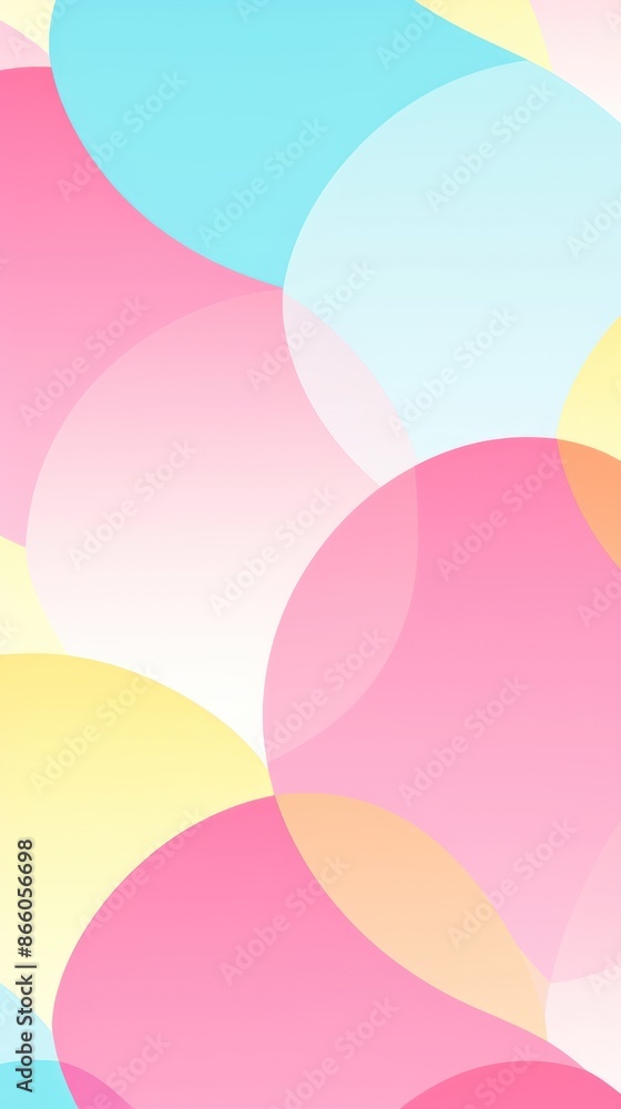 Poster overlapping freeform shape pattern backgrounds abstract.
