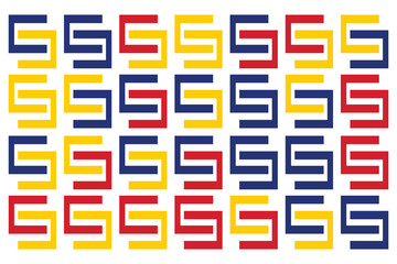 Venezuela Independence Day Celebration Abstract Background Landscape Shape for your graphic resource