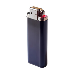 plastic lighter on transparent background