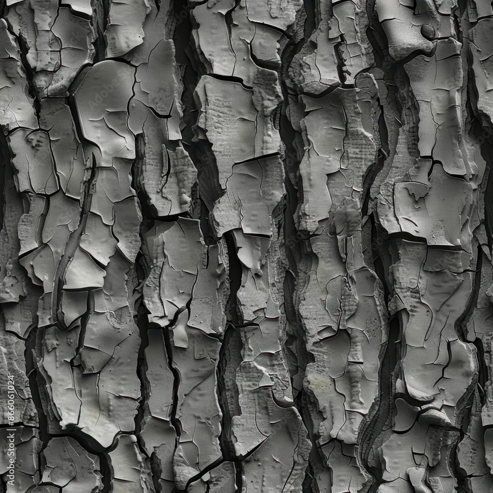 Poster minimalistic seamless pattern of tree bark. the rich, tactile texture and natural lines bring a touc