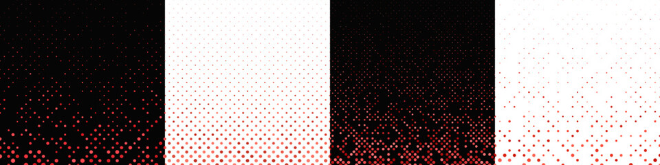 Abstract geometrical dot pattern collection