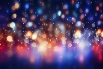 Bokeh lighting backgrounds outdoors night.