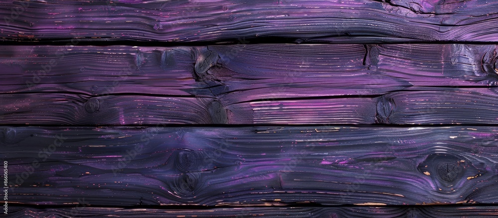 Poster Purple wood texture background on a wooden board, with space for adding an image. with copy space image. Place for adding text or design