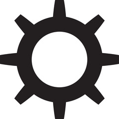 Gear Glyph Icon