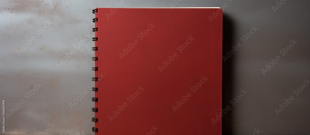 Poster An image of a notebook in a photography studio with copy space image.