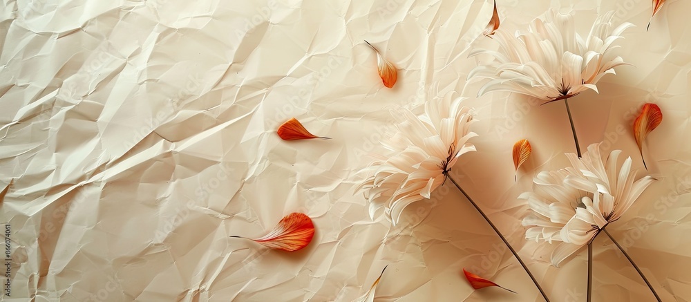 Aufkleber artistic paper design with ample copy space image.