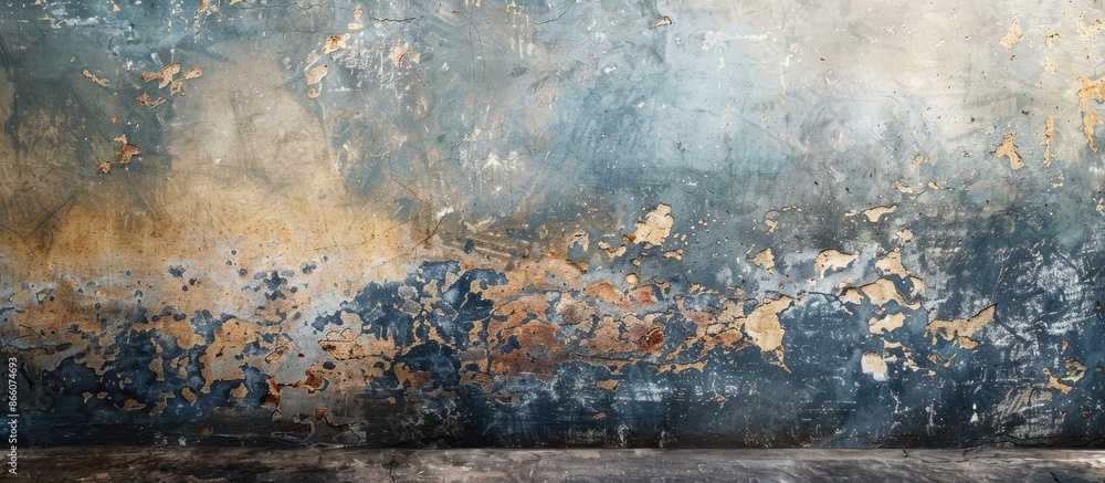 Aufkleber Aged wall texture providing a perfect backdrop for design projects with copy space image.