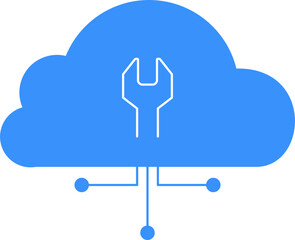 Website Maintenance Line Icon