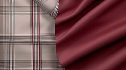 Fototapeta premium Elevate your style with the sophisticated Prince of Wales check texture and fluid lines of this highquality flat design.