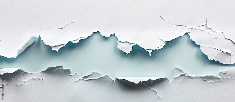 Leinwandbilder An image of torn paper with available space for adding your message. Copy space image. Place for adding text and design