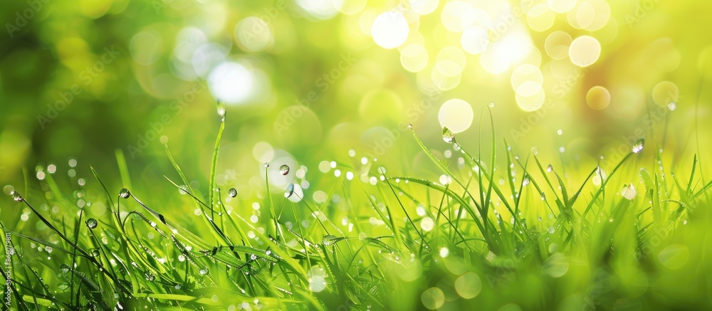 Poster nature-themed abstract background with copy space image.