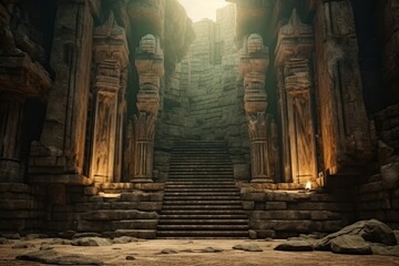 Ancient temple ruins spirituality architecture.