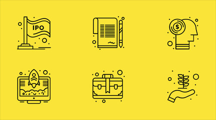 Human resources web icons in line style. Headhunting, career, resume, work group, candidate, job hiring, collection. Vector illustration.