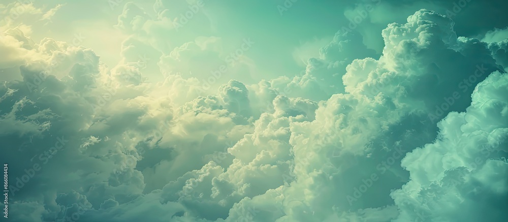 Aufkleber Background showing a cloudy sky with copy space image.