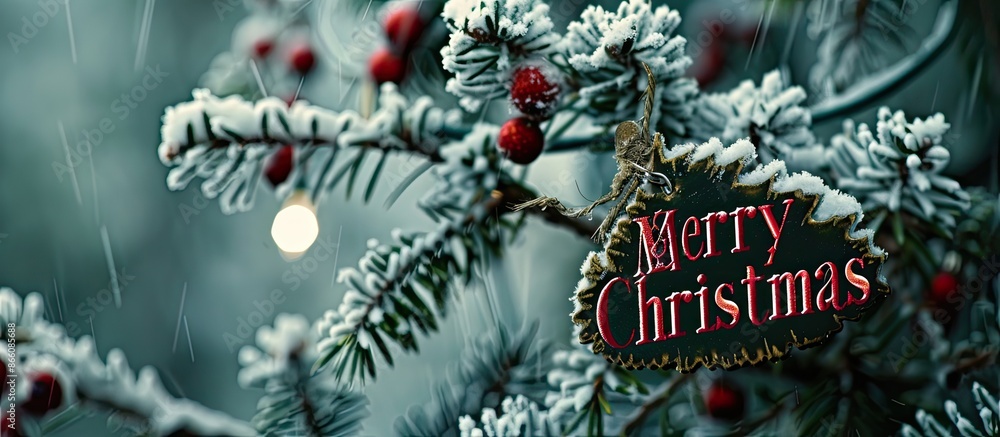 Aufkleber Background for holiday greeting card with 