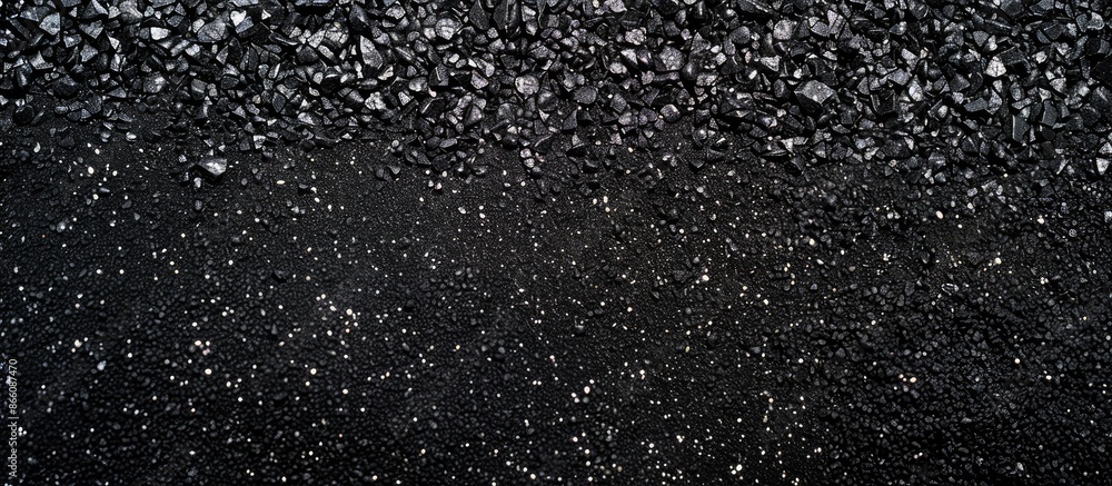 Poster Background with a textured black sandpaper surface for a copy space image.