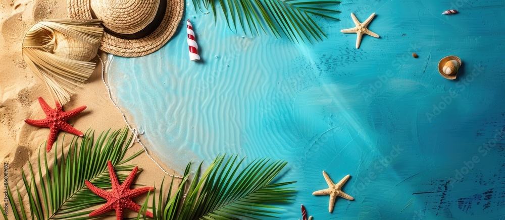 Poster Concept of holiday with copy space image.