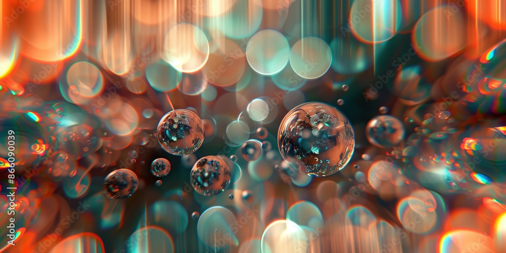 Poster abstract illustration of singularity concept. origin of life. space and science. background image. c