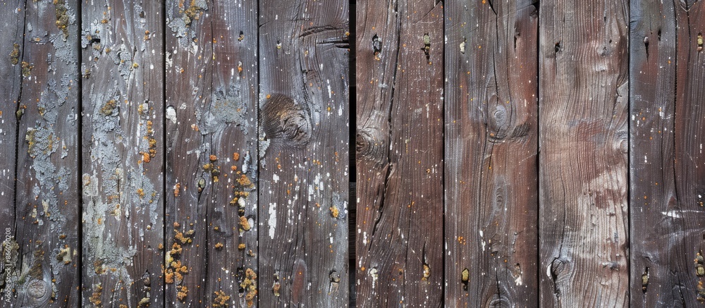 Aufkleber close-up macro photograph of textured background from an old wooden exterior wall with copy space im