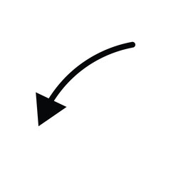 line arrow vector icon sign