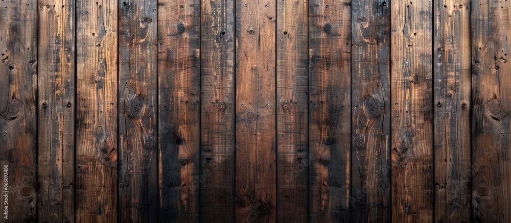 Poster rustic wooden backdrop with copy space image.