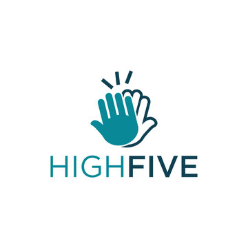 High Five Logo Design for Business Brand