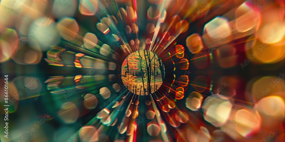 Poster abstract illustration of singularity concept. origin of life. space and science. background image. c