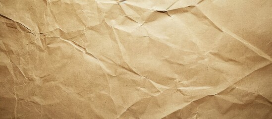 Obraz premium Horizontal kraft paper texture background with a unique design and soft natural style, perfect for creative projects requiring a copy space image.