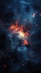 Obraz premium Galaxy in black wallpaper astronomy universe outdoors.