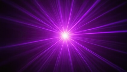 Abstract Purple Light Explosion