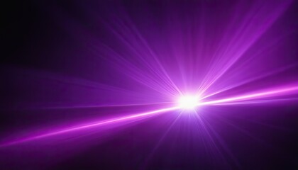 Abstract Purple Light Explosion