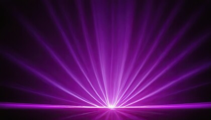 Purple light rays effect with geometric shapes background