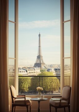 Paris window tower architecture.